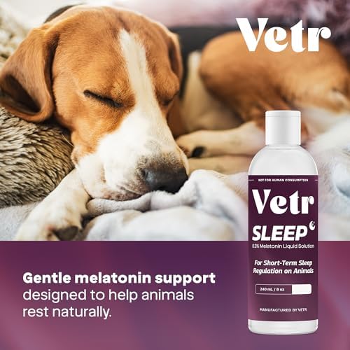 vetr Sleep Melatonin for Dogs & Cats, Chicken, 240mL