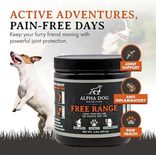 Alpha Dog Nutrition Free Range Dog Hip & Joint Supplement Powder