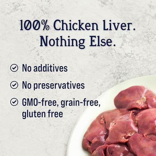 Stewart Supper Sprinkles Dog Food Topper, 100% Chicken Liver, 2.5 oz