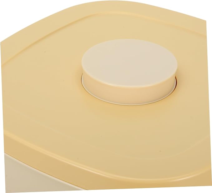 Abaodam Airtight Pet Food Storage Container Vacuum-sealed Small Yellow Grain Bin Moisture-proof Cat and, Small, Yellow