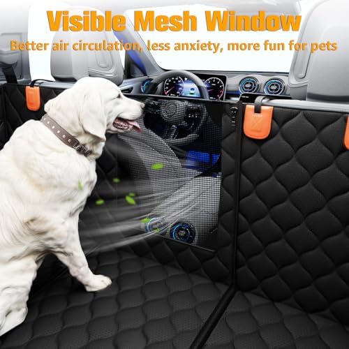 PETICON Convertible Backseat Extender - Hard Bottom Dog Seat Cover
