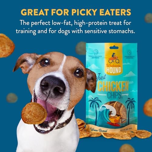 Chicken Chips Dog Treats, Single Ingredient, 3oz
