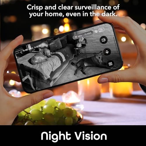 Geeni PetConnect Auto-Rotate Crystal-Clear 2K Quad HD Smart Pet Camera
