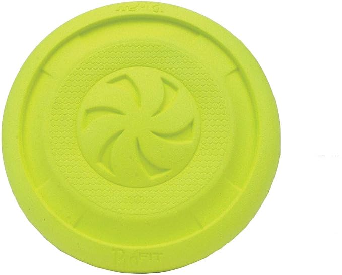 Coastal Pet Pro Fit Foam Flying Disc Dog Toy, Yellow, 9in