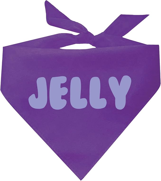 Jelly Dog Bandana, One Size, Purple