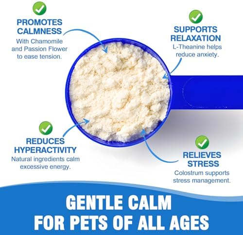 Goat Milk Powder Cat & Dog Calming Pet Goats Milk Calm Treats Anxiety Relief