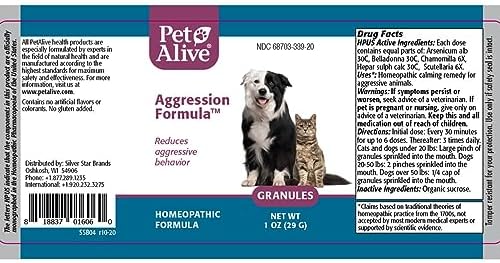 PetAlive Aggression Formula Granules