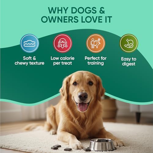 Hip and Joint Dog Treats 3-Pack – Peanut Butter and Oats, Beef & Chicken (6 oz Each, 18 oz Total) – Glucosamine Dog Treats for Healthy Mobility – Includes Microfiber Cleaning Cloth