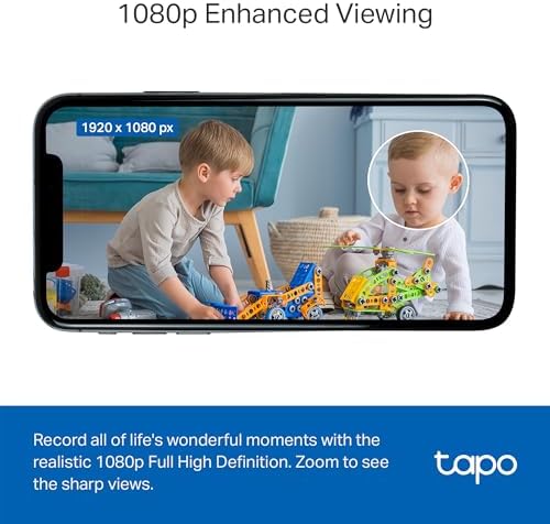Tapo 1080P Indoor Security Camera, Baby Monitor, Dog Camera, C101(4-Pack)