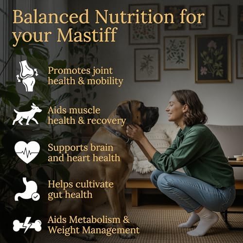 Mastiff Multivitamins, 90 Count, Made in the USA with Real Bacon.