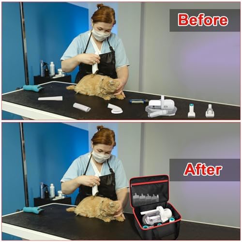Dog Grooming Bag Organizer for oneisall and for Neakasa Vacuum Kits