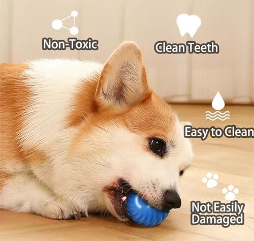 Smart Interactive Dog Toys Ball,Replaceable, Rechargeable,Motion Activated Automatic Rolling Ball Toys for Small/Medium Dog and Puppy Cat,Fun Gift for Boredom