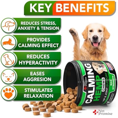 Hemp Calming Chews for Dogs Anxiety, 170-Pack, 170 Count