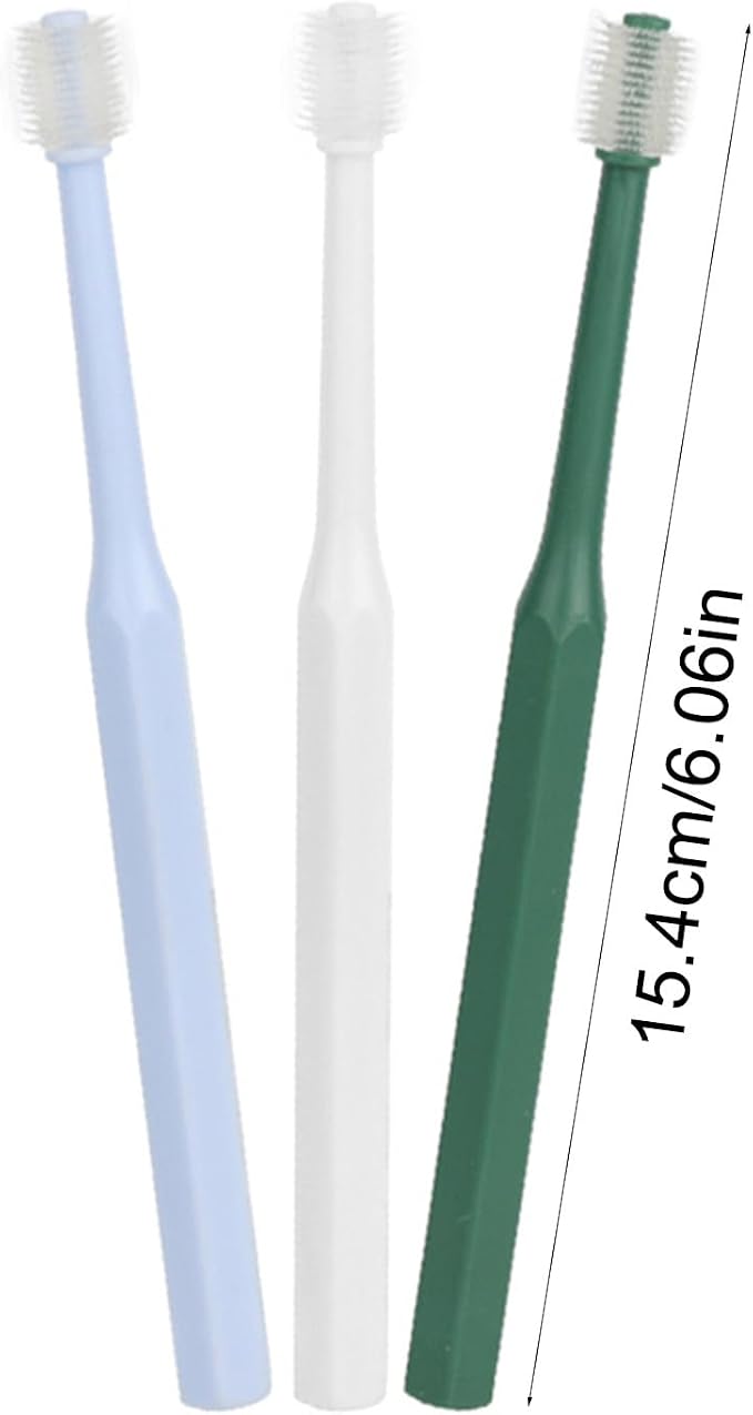 Small Pet Toothbrush for Dogs & Cats, Soft Bristle Training Toothbrush for Gentle Teeth Care Kit