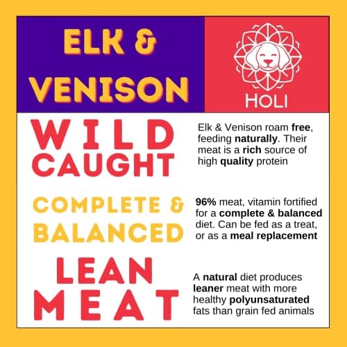 HOLI Freeze-Dried Elk & Venison Dog Treats - 6oz