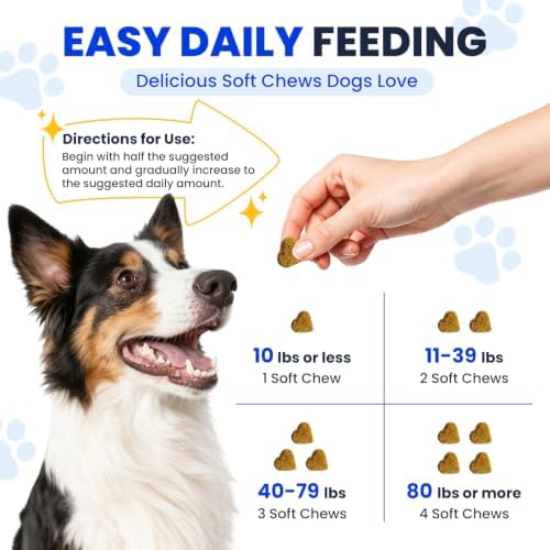 Fish Oil for Dogs Allergy and Itch Relief Chews - Omega 3 for Dog Skin and Coat Care - Salmon Oil for Dogs Anti Shedding Supplement Hot Spot Treatment EPA & DHA 200 Ct