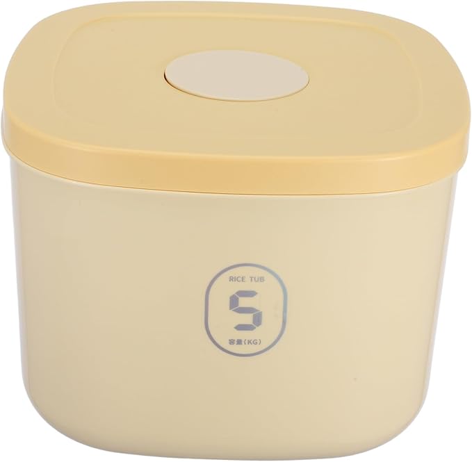 Vacuum Sealed Pet Food Storage Bin, Small, Yellow
