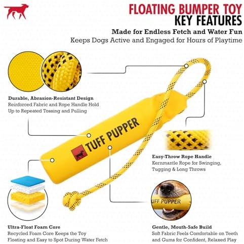 Tuff Pupper Floating Dog Bumper Toy