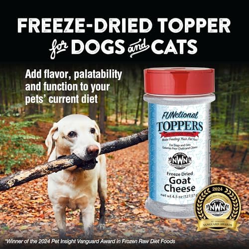 Northwest Naturals Freeze-Dried Goat Cheese Topper for Dogs & Cats - 4.5oz