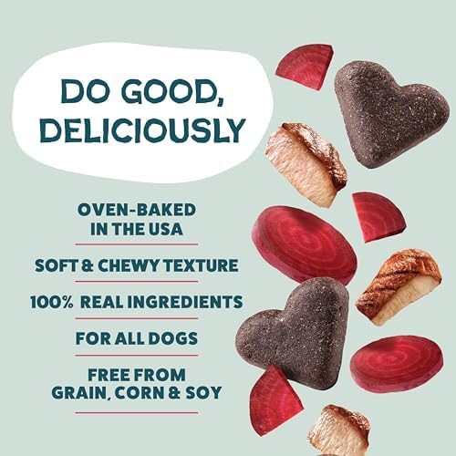 Shameless Pets Soft-Baked Dog Training Treats, Duck Duck Beet - 16 oz