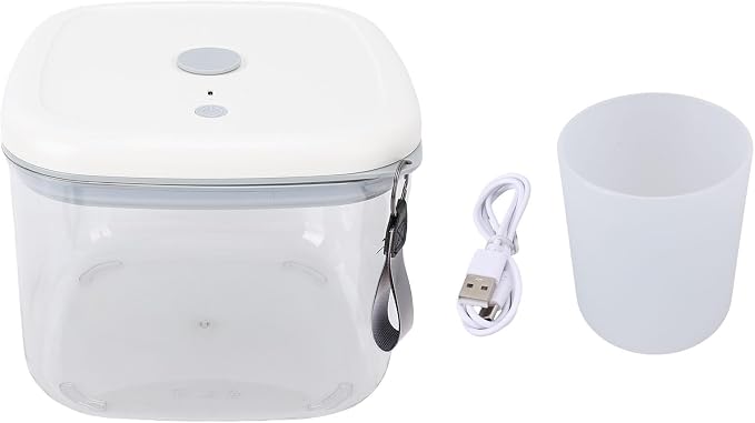 Naroote Electric Vacuum Sealed Pet Food Storage Container Airtight Large Capacity Cat Dog Food, Large