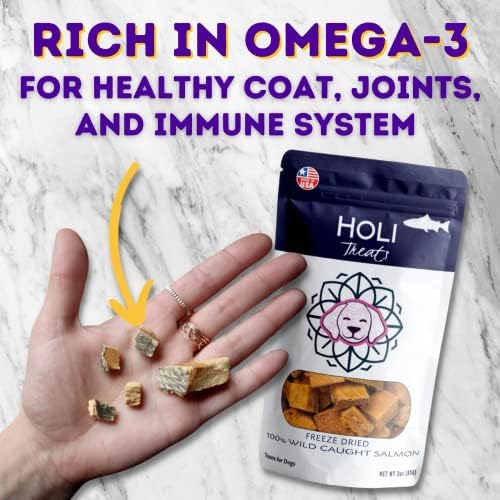 HOLI Freeze-Dried Wild Caught Salmon Dog Treats