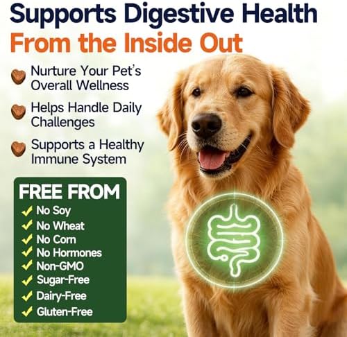 No Poo Chews for Dogs, a Gentle Coprophagia Deterrent Supplement. Daily Poop Pills with Digestive Enzymes, Probiotics, and Pumpkin Powder to Help Reduce Feces Consumption. Chicken.