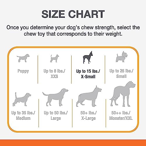 Nylabone Ring Bone Chew Toy for Puppies, Puppy Teething Toys, Puppy Enrichment Toys, Chicken Flavor, X-Small Dogs - Up to 15 lbs, 1 Count (Pack of 2)