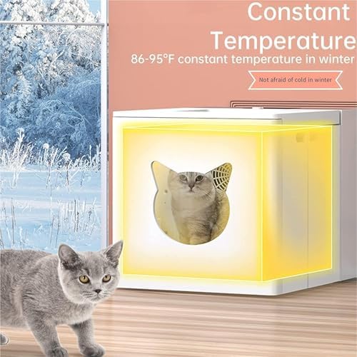 Automatic Pet Dryer Box ， Portable Folding Dryer Cage Dogs Cats Rabbits Hair Grooming House Hands-Free Quick Blow Without Noise
