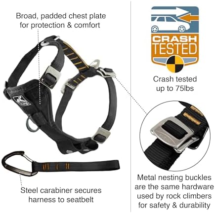 Kurgo Enhanced Strength Tru-Fit Smart Harness, Deep Violet, Large