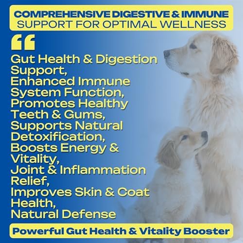 No Poo Chews for Dogs – Stop Stool Eating with Coprophagia Deterrent – Probiotic & Enzyme Soft Chews – Digestive & Breath Support – 120 Bacon-Flavored Chews