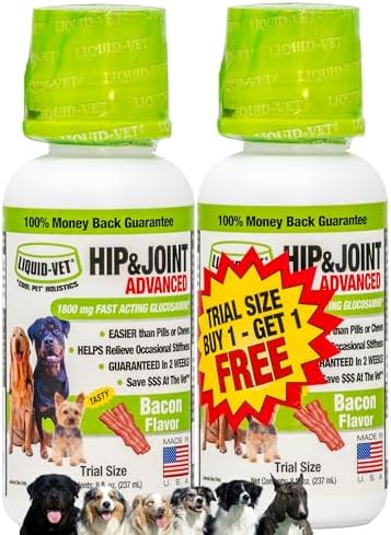 K9 Hip & Joint Advanced Formula, Bacon Flavor, 8 oz Trial Size