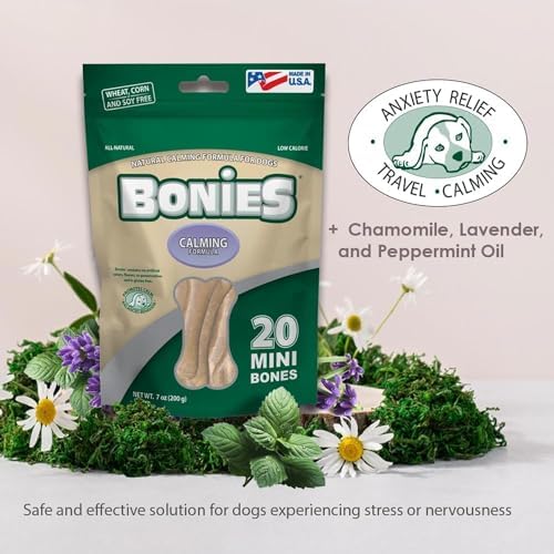 Bonies Natural Calming Formula Small-Sized Single Bone, Chamomile, Chicken, Small
