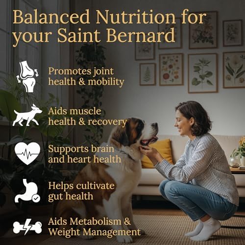 Saint Bernard Multivitamins, 90 Count, Made in the USA with Real Bacon.
