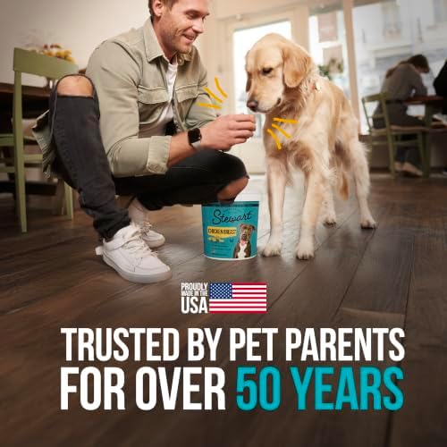Stewart Freeze Dried Dog Treats, 100% Chicken Breast, 3 oz Tub