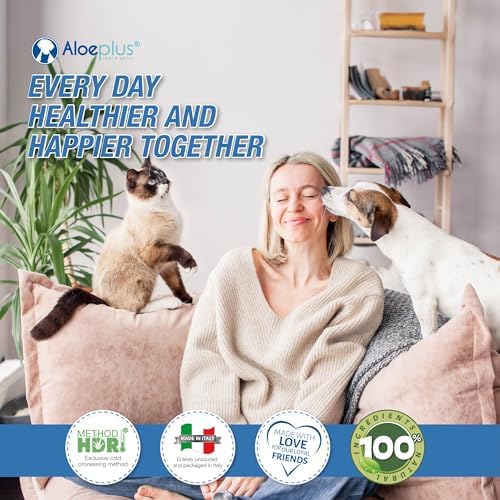 Artricur Pet Joint Supplement for Dogs and Cats 0-1 Kg - 100% Natural Joint Health Supplement with Organic Aloe Arborescens, Spirulina, Boswellia, Devil's Claw, 60 Capsules