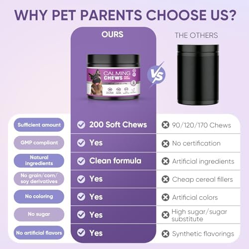 Calming Chews for Dogs 90pc-Dog Calming Chews Anxiety Relief with Melatonin, 90-Pack