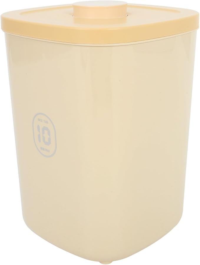Vacuum Sealed Pet Food Storage Container Large Capacity Airtight Dog Food Storage Bin with, Large, Yellow