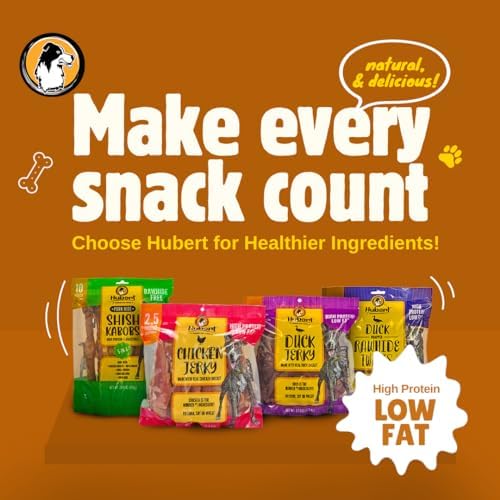 Hubert Sweet Potato Dog Treats, Single Ingredient Vegan Fries, 1 lb
