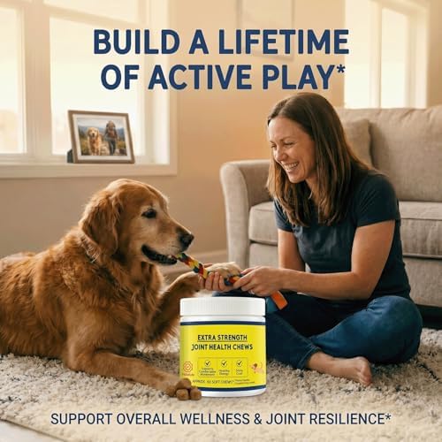 Extra Strength Joint Health Chews, Joint Health Chews, with Natural Eggshell Membrane,Comprehensive Joint Care, 60 Soft Chews (1pcs)