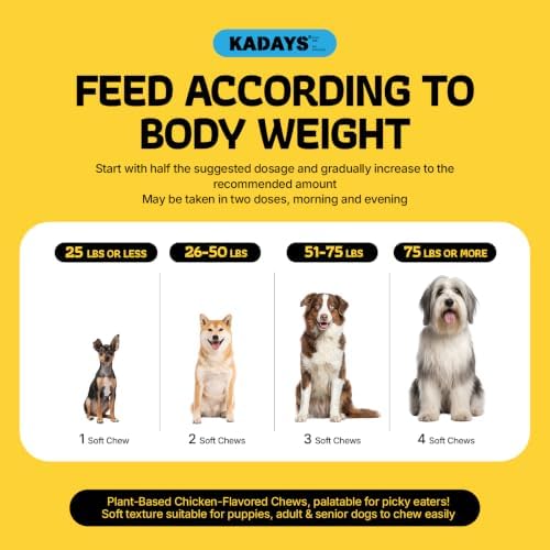 Omega 3 Skin and Coat Supplement for Dogs 200 Chews Meat-Free Dog Omega 3 Chews with EPA & DHA Fatty Acids Dry Skin Relief Shedding Allergy Itching Promotes Heart Hip & Joint Health Chicken Flavor