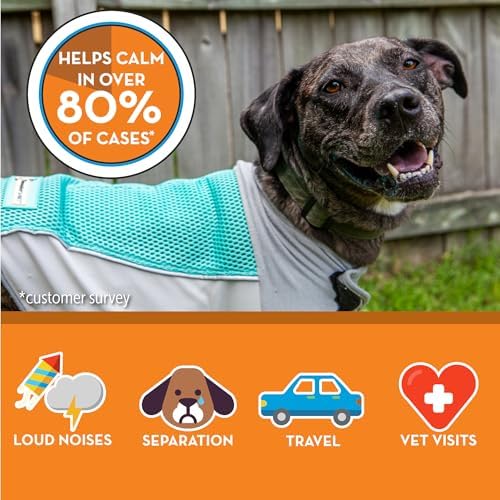 ThunderShirt Breeze for Dogs Calming Anxiety Vest, Medium, Medium