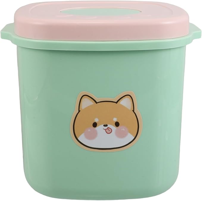 Airtight Pet Food Storage Bucket 3l Plastic Container with Lid Vacuum Seal for Dog and Cat Food Moisture and Dust Proof Farmhouse Kitchen Organization