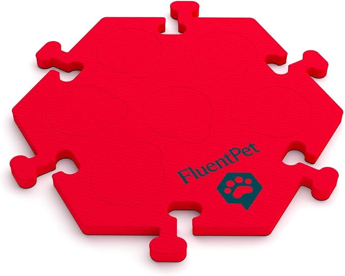 HexTile Dog & Cat Button Learning Kit, Red