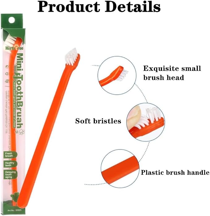 9 Pack Small Dog Toothbrush Cat Toothbrush Pet Toothbrush Mini Head Soft Dog Cat Tooth Brush for Sensitive Gum Puppy, Kitten, Cats & Small Breed Dogs, Portable Travel Friendly and Easy to Use