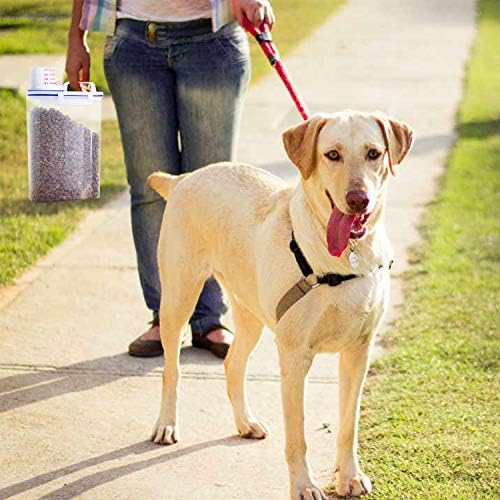 Rocutus Pet Food Storage Container, White