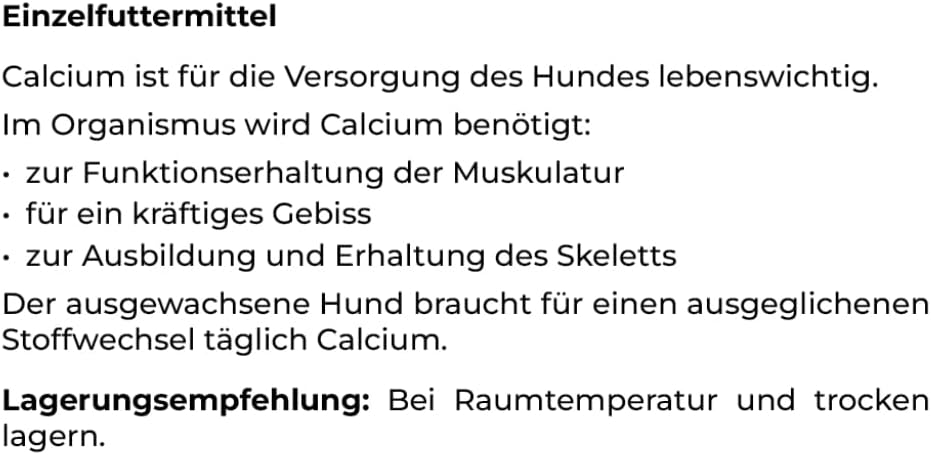 CALCIUMCARBONAT PULVER vet.