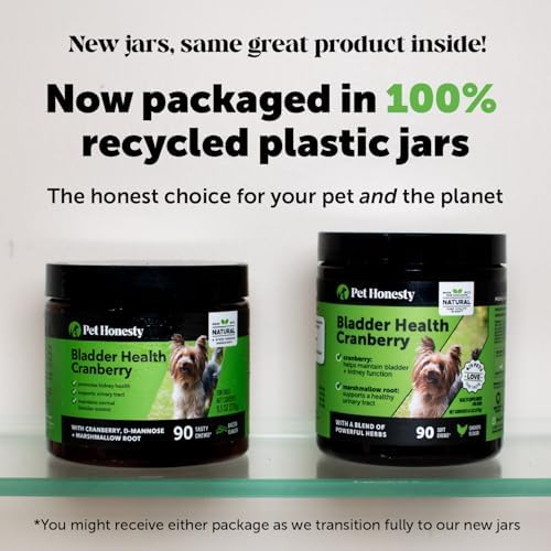 Pet Honesty Vet Recommended Cranberry Supplement for Dogs, 90 Ct, Chicken