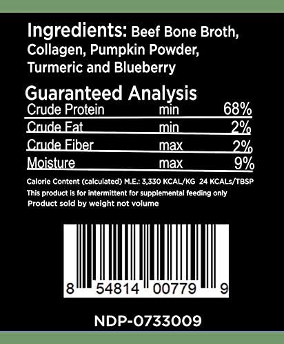Nature's Diet Pet Original Bone Broth Protein Powder with Functional Benefits for Hip and Joint, Digestion, Skin and Coat (Hip & Joint, 6 oz : 60 Servings) (Pack of 2)
