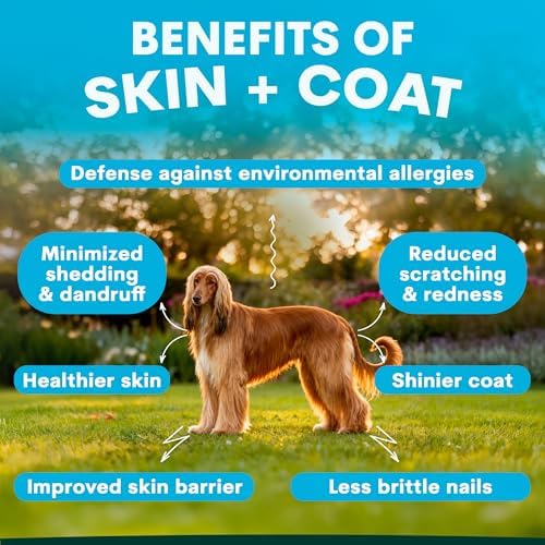 Petz Park Dog Skin and Coat Supplement with Omega-3